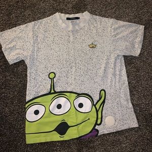Joyrich toy story alien shirt.